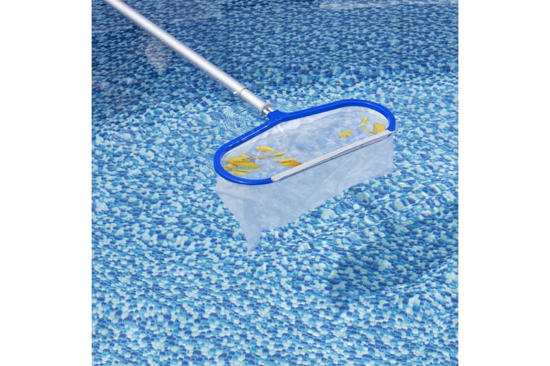 Flowclear AquaRake Deluxe Pool Leaf Skimmer Rund 3 cm Blå - Bestway - Bassenghåver