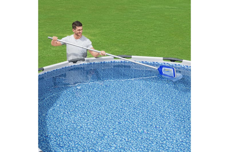 Flowclear AquaRake Pool Leaf Skimmer Rund 3 cm Blå - Bestway - Hage - Utendørsbad - Bassengtilbehør - Bassenghåver