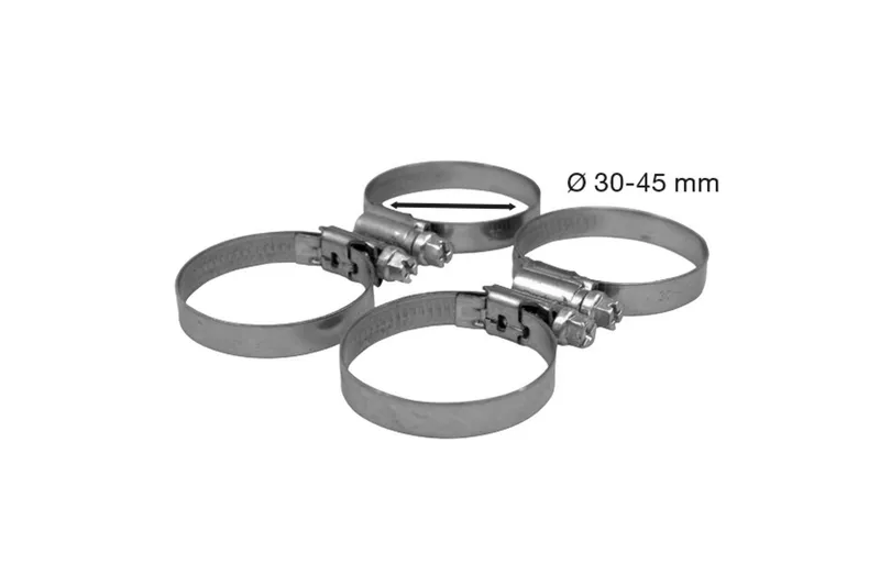 Slangklemmer Planet Pool 4 stk 30-45 mm Rustfritt, undefined