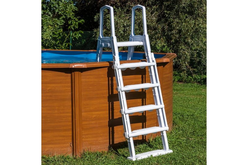 Stige til Firstående Basseng Gre Sklisikker avtakbare trinn - Hage - Utendørsbad - Bassengtilbehør - Bassengstige