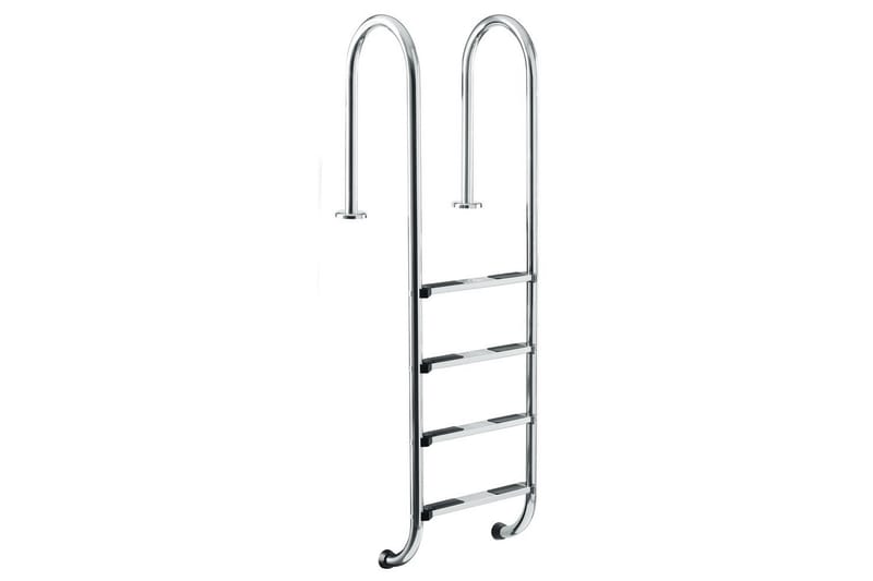 Stige Planet Pool Rustfritt for basseng nedgravd 150 cm høy (4 trinn), Smal - 150 cm høy (4 trinn), Smal - Hage - Utendørsbad - Bassengtilbehør - Bassengstige