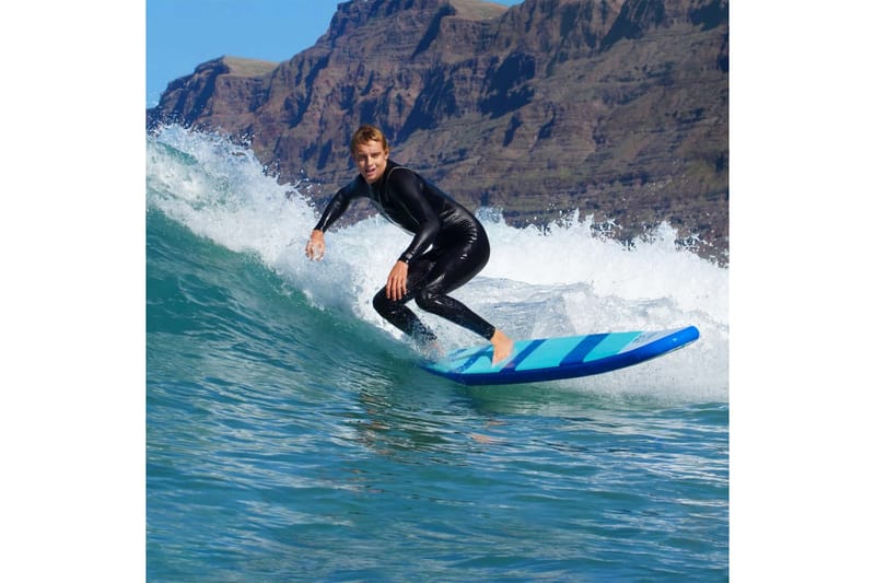 Bestway Hydro-Force Oppblåsbart surfboard 243x57x7 cm - Blå - Hage - Utendørsbad - Bassengtilbehør - Vannleketøy