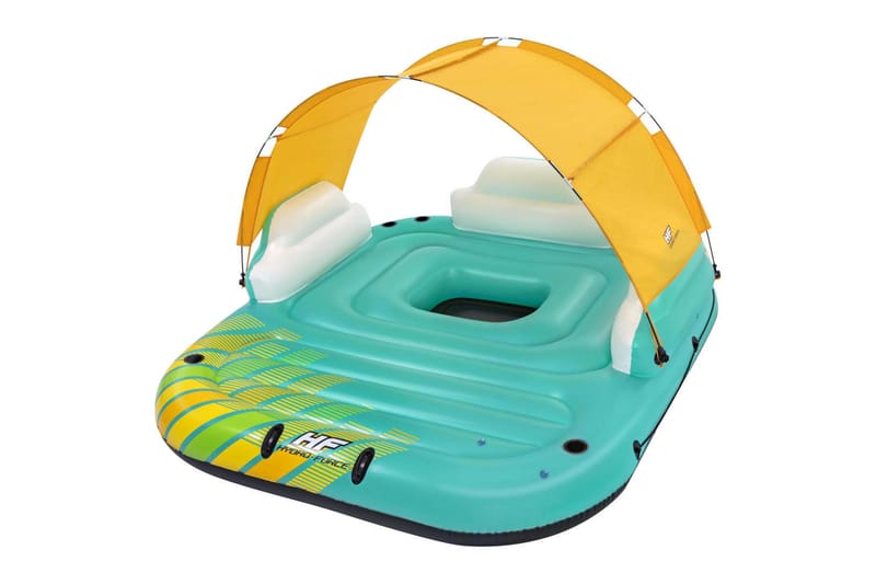 Bestway Oppblåsbar øy 5 personer Sunny Lounge 291x265x83 cm - Flerfarget - Hage - Utendørsbad - Bassengtilbehør - Vannleketøy