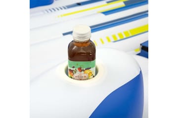 Bestway Oppblåsbar øy Tropical Breeze 389x274 cm - Hvit - Hage - Utendørsbad - Bassengtilbehør - Vannleketøy