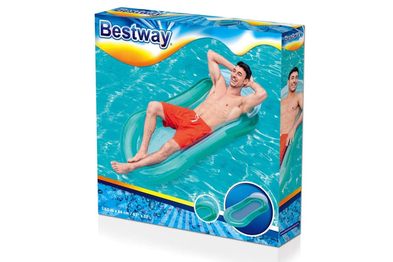Bestway Oppblåsbar bassengmadrass Aqua Lounge - Grønn - Hage - Utendørsbad - Bassengtilbehør - Vannleketøy