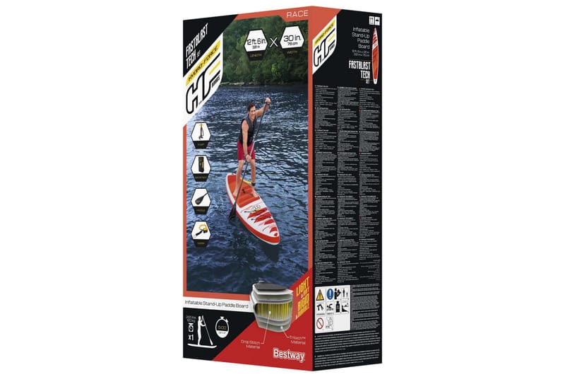 Bestway Oppblåsbart SUP-sett Hydro-Force Fastblast Tech - Hage - Utendørsbad - Bassengtilbehør - Vannleketøy