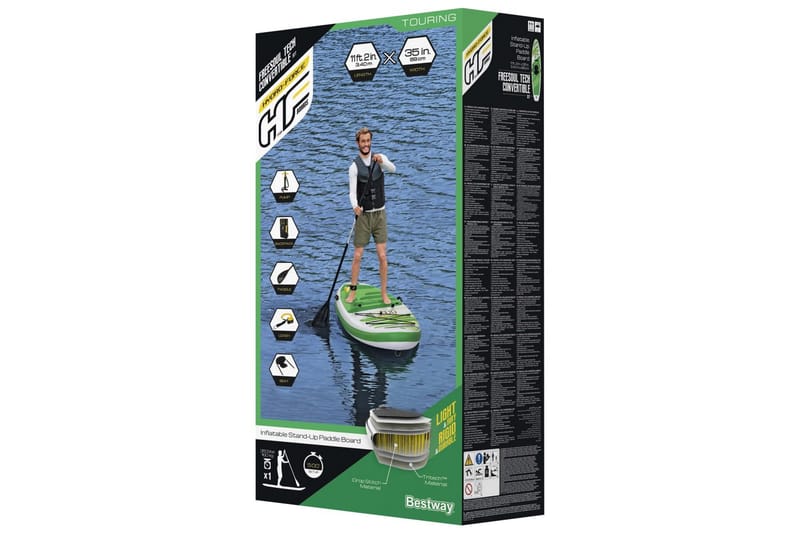 Bestway Oppblåsbart SUP-sett Hydro-Force Freesoul Tech - Grønn - Hage - Utendørsbad - Bassengtilbehør - Vannleketøy