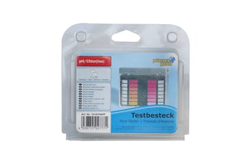 Annet utemøbler Planet Pool Måleinstrument Planet Pool Mini Pool Tester (pH/klor) inkl. 40 tabletter - Hage - Utendørsbad - Rengjøring til basseng - Basseng kjemi & klortabletter