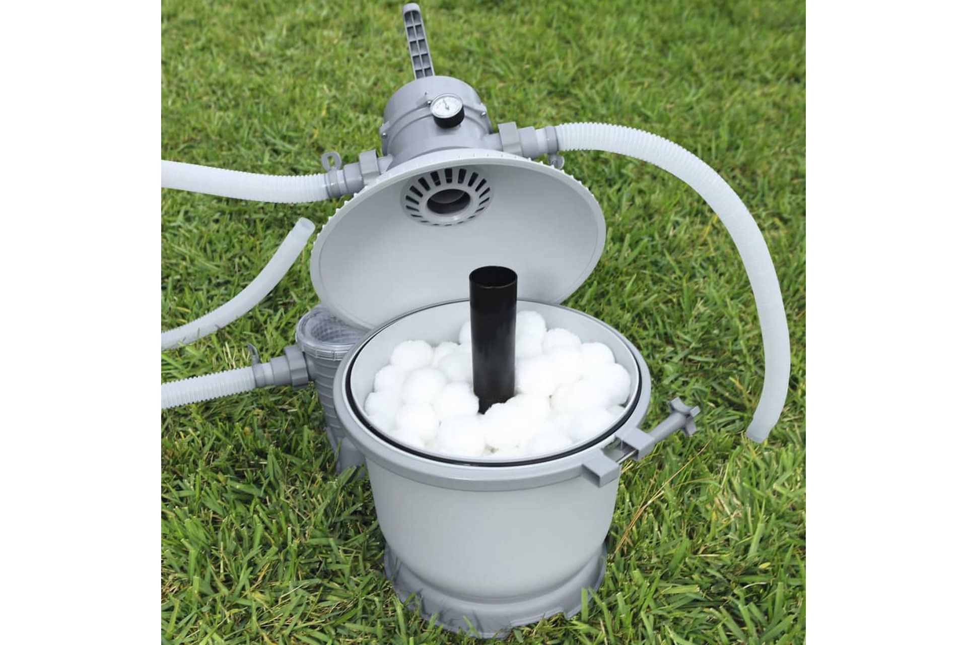 Bestway Flowclear Polysfære filterballer 500 g - Hvit - Hage - Utendørsbad - Rengjøring til basseng - Basseng kjemi & klortabletter