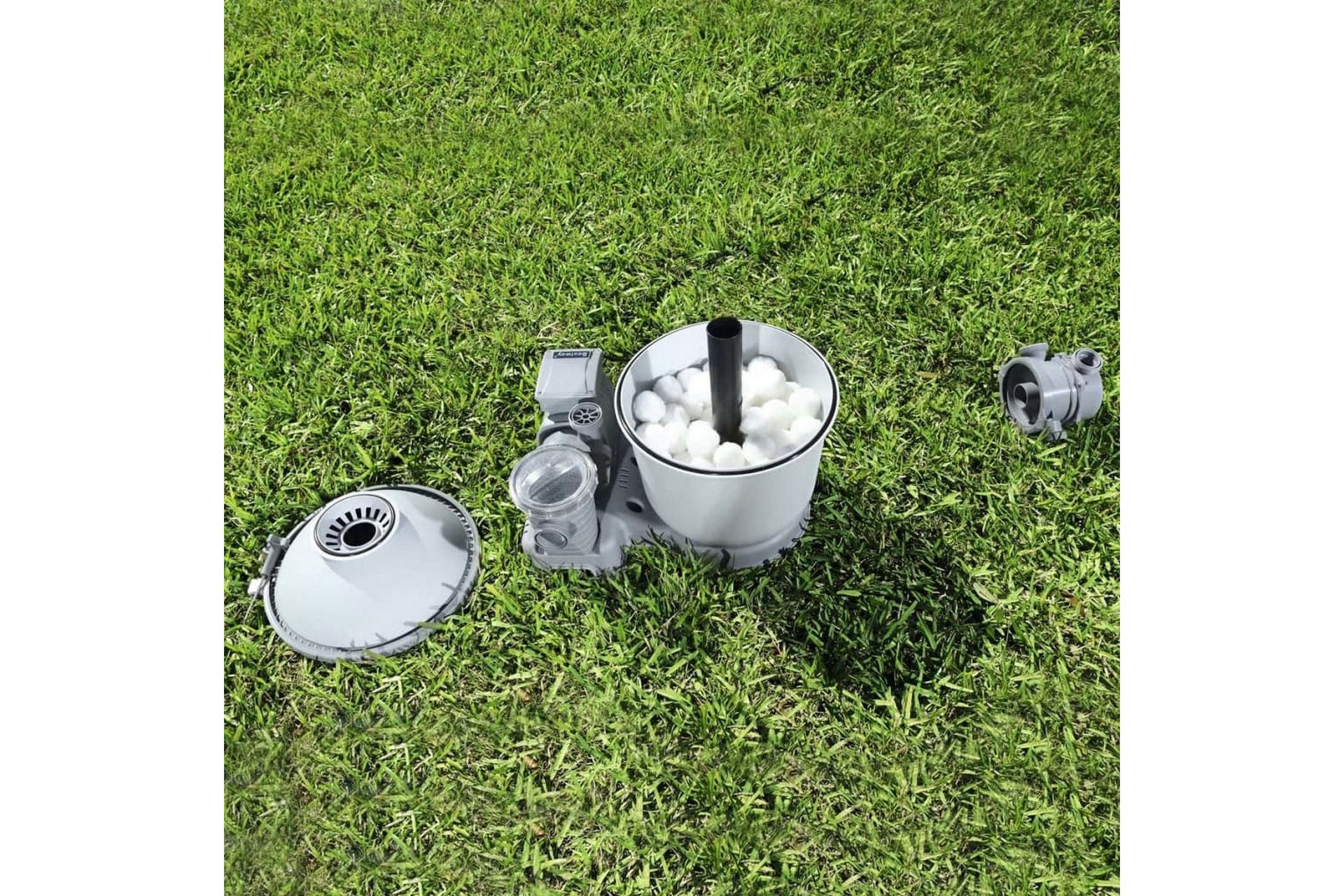 Bestway Flowclear Polysfære filterballer 500 g - Hvit - Hage - Utendørsbad - Rengjøring til basseng - Basseng kjemi & klortabletter
