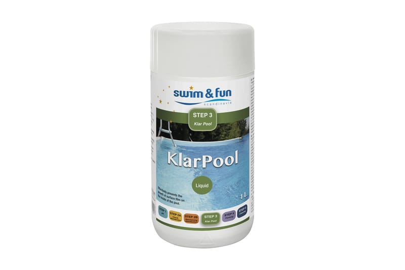 Swim & Fun Klar pool 1 Liter - Algemiddel - Basseng kjemi & klortabletter