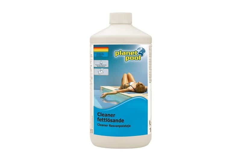 Bassengrengjøring Planet Pool Cleaner Fettløsende 1L - Hage - Utendørsbad - Rengjøring til basseng - Basseng kjemi & klortabletter