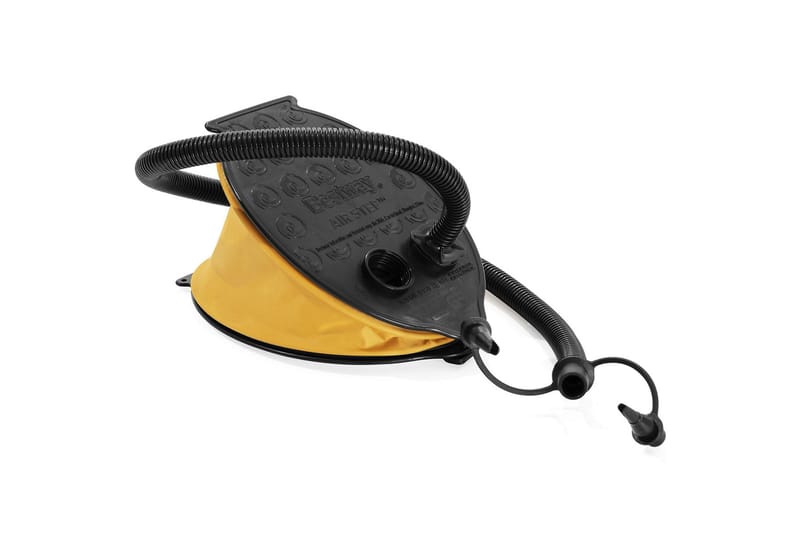 Bestway Air Step - Fotpumpe 23x15 cm Gul - Bestway - Hage - Utendørsbad - Rengjøring til basseng - Sirkulasjonspumpe & bassengpumpe