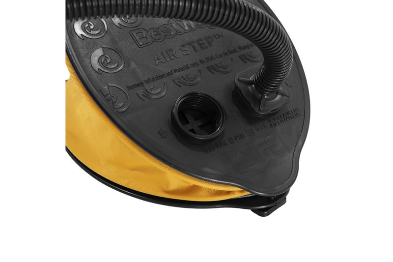 Bestway Air Step - Fotpumpe 23x15 cm Gul - Bestway - Hage - Utendørsbad - Rengjøring til basseng - Sirkulasjonspumpe & bassengpumpe