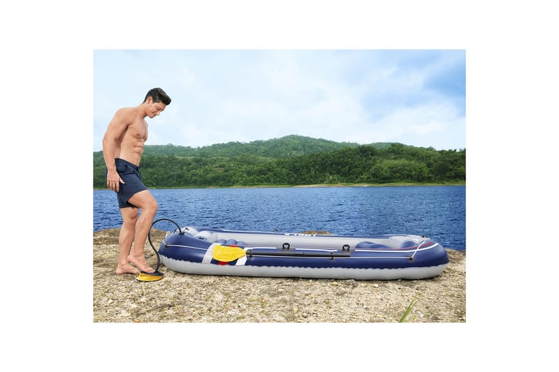 Bestway Air Step - Fotpumpe 23x15 cm Gul - Bestway - Hage - Utendørsbad - Rengjøring til basseng - Sirkulasjonspumpe & bassengpumpe