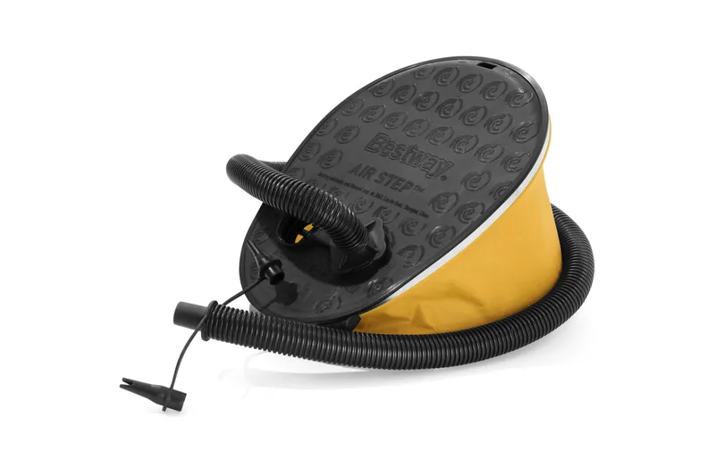 Bestway Air Step Pro - Fotpumpe 28x22 cm Gul, Bestway