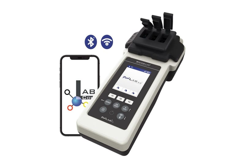 Digital Pooltester Swim & Fun Pool Lab 2.0 - Hage - Utendørsbad - Rengjøring til basseng - Basseng kjemi & klortabletter