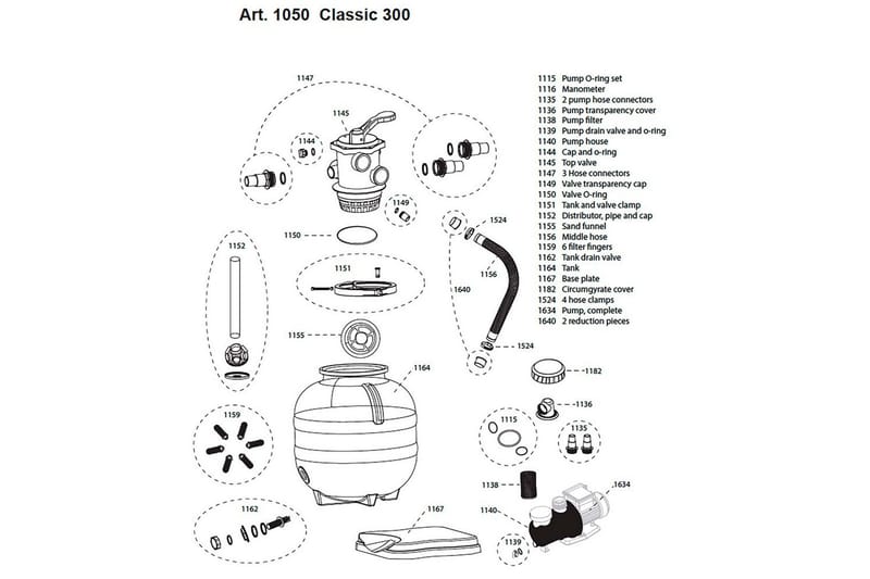 Filtersystem Swim & Fun - Hage - Utendørsbad - Rengjøring til basseng - Sandfilter