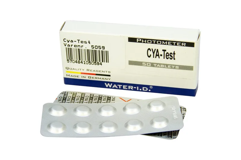 Pool Lab Påfylling Swim & Fun CYA-test 50 stk, undefined