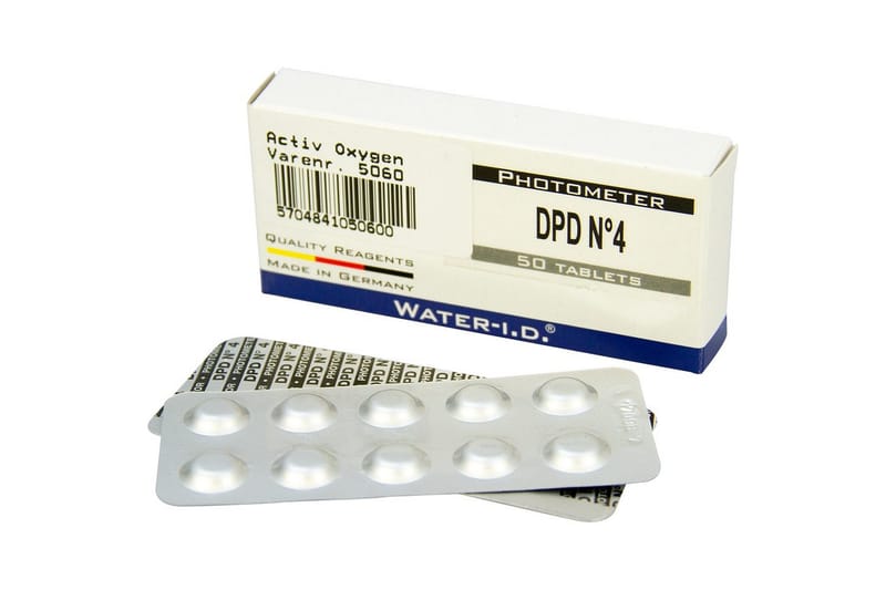 Pool Lab Påfylling Swim & Fun DPD nr 4 Aktivt oksygen 50 stk, undefined