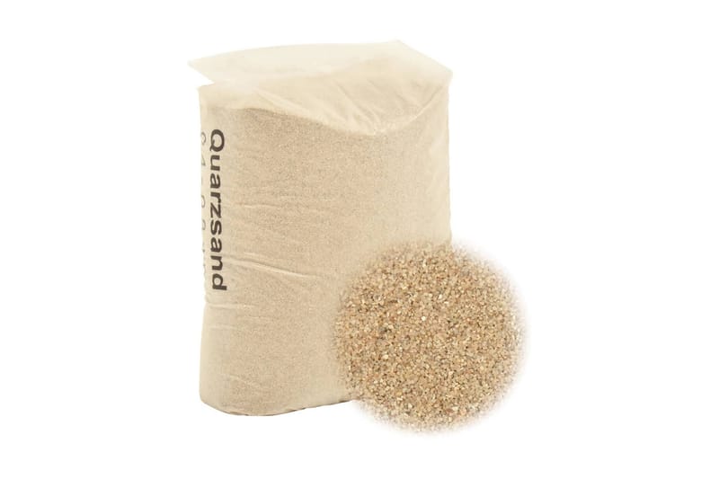 Filtersand 25 kg 0,4-0,8 mm - Hage - Utendørsbad - Rengjøring til basseng - Sandfilter