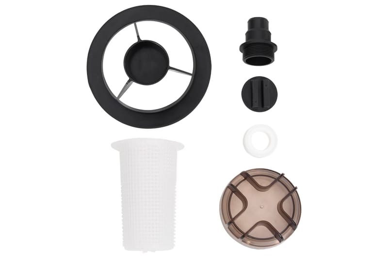 Sandfilter for basseng med 6-veis ventil svart - Hage - Utendørsbad - Rengjøring til basseng - Sandfilter