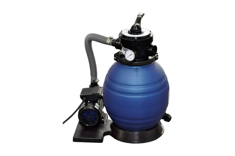 Sandfilterpumpe 400 W 11000 l/t - Hage - Utendørsbad - Rengjøring til basseng - Sandfilter