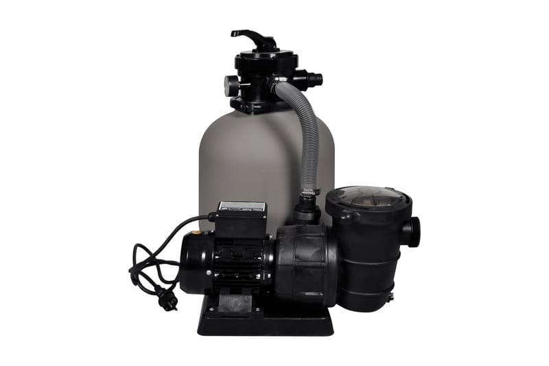 Sandfilterpumpe 600 W 17000 l/t - Hage - Utendørsbad - Rengjøring til basseng - Sandfilter