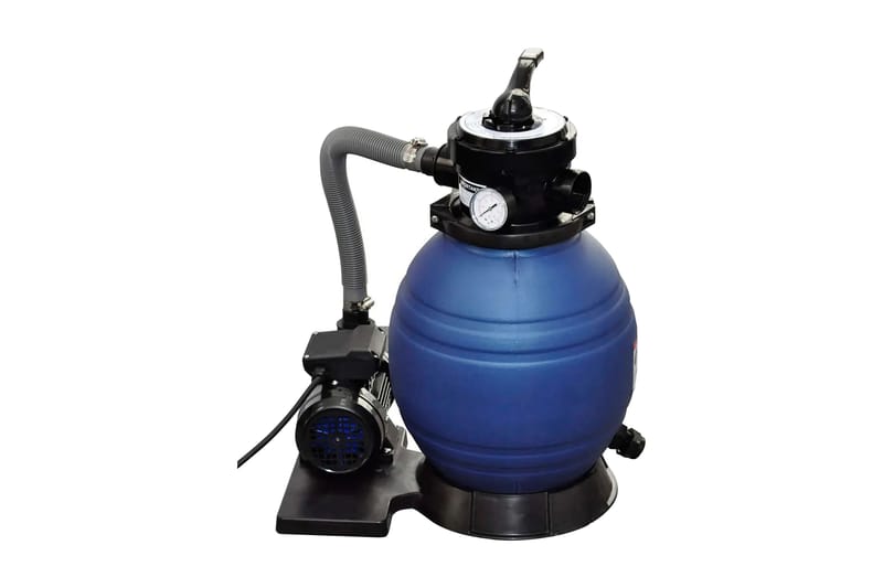 Sandfilterpumper 2 stk 400 W 11000 l/t - Blå - Hage - Utendørsbad - Rengjøring til basseng - Sandfilter
