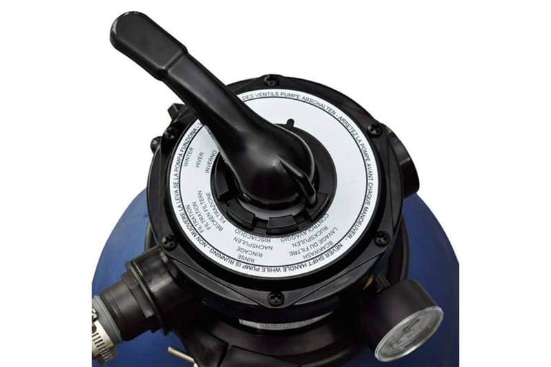 Sandfilterpumper 2 stk 400 W 11000 l/t - Blå - Hage - Utendørsbad - Rengjøring til basseng - Sandfilter