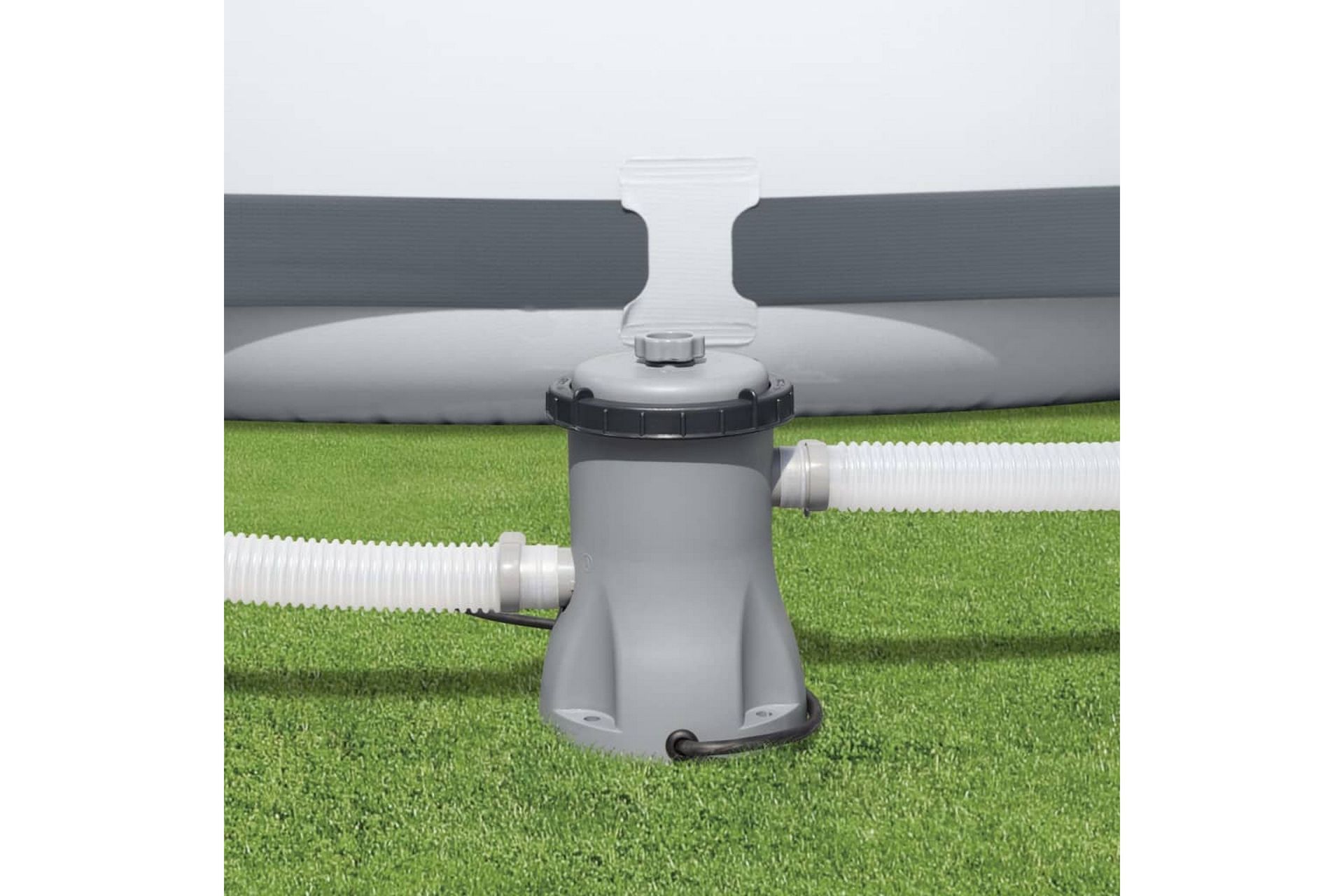 Bestway Filterpumpe for basseng Flowclear 330 gal - Grå - Hage - Utendørsbad - Rengjøring til basseng - Sirkulasjonspumpe & bassengpumpe