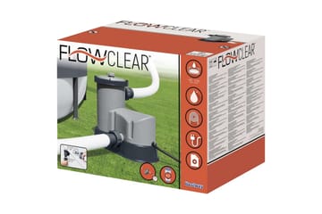 Bestway Filterpumpe for basseng Flowclear - Grå - Hage - Utendørsbad - Rengjøring til basseng - Sirkulasjonspumpe & bassengpumpe