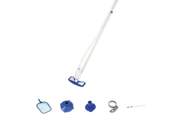 Bestway Flowclear Rengjøringssett til basseng AquaClean - Hvit - Hage - Utendørsbad - Rengjøring til basseng - Sirkulasjonspumpe & bassengpumpe