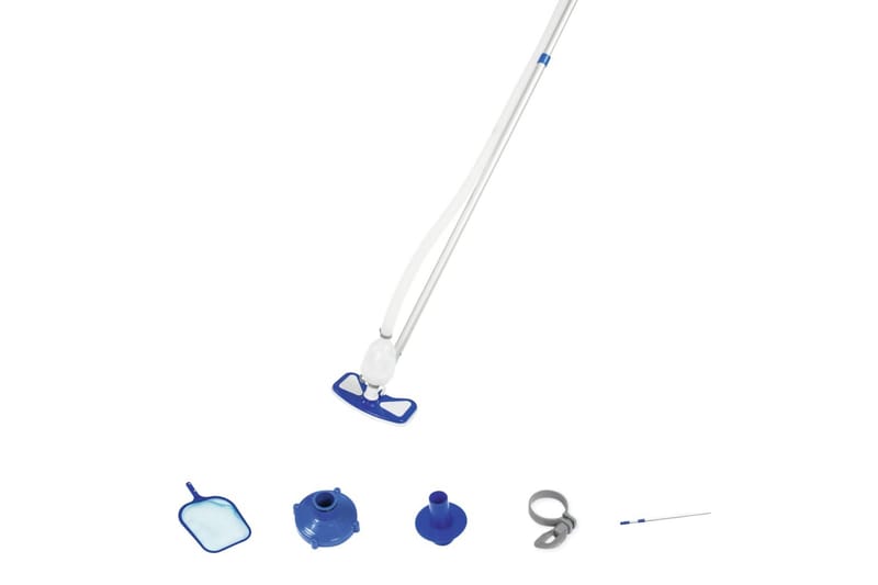 Bestway Flowclear Rengjøringssett til basseng AquaClean - Hvit - Hage - Utendørsbad - Rengjøring til basseng - Sirkulasjonspumpe & bassengpumpe