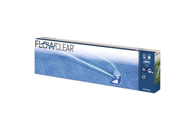 Bestway Flowclear Rengjøringssett til basseng AquaClean - Hvit - Hage - Utendørsbad - Rengjøring til basseng - Sirkulasjonspumpe & bassengpumpe