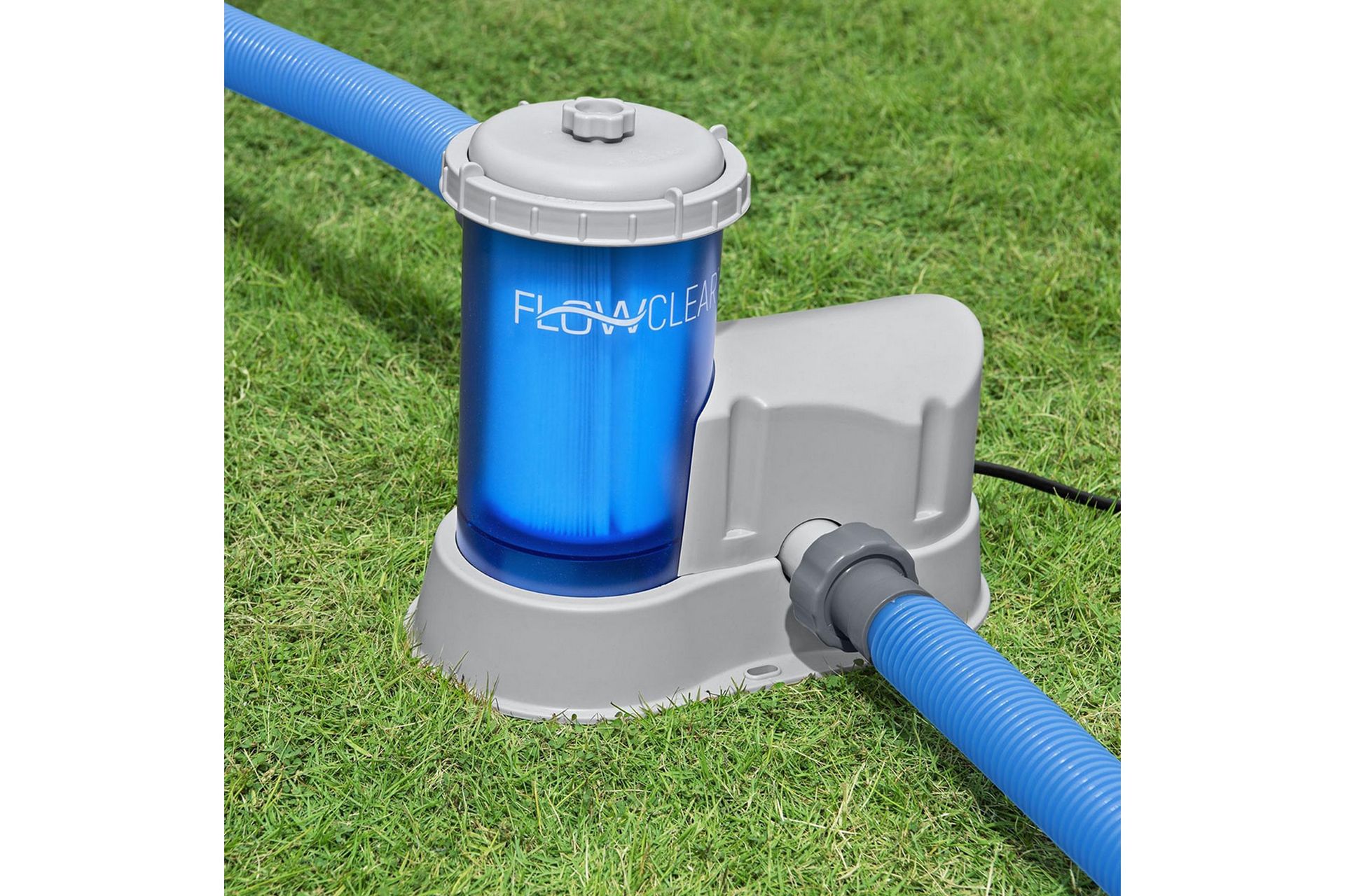 Bestway Flowclear transparent filterpumpe basseng over bakke - Bestway - Hage - Utendørsbad - Rengjøring til basseng - Sirkulasjonspumpe & bassengpumpe