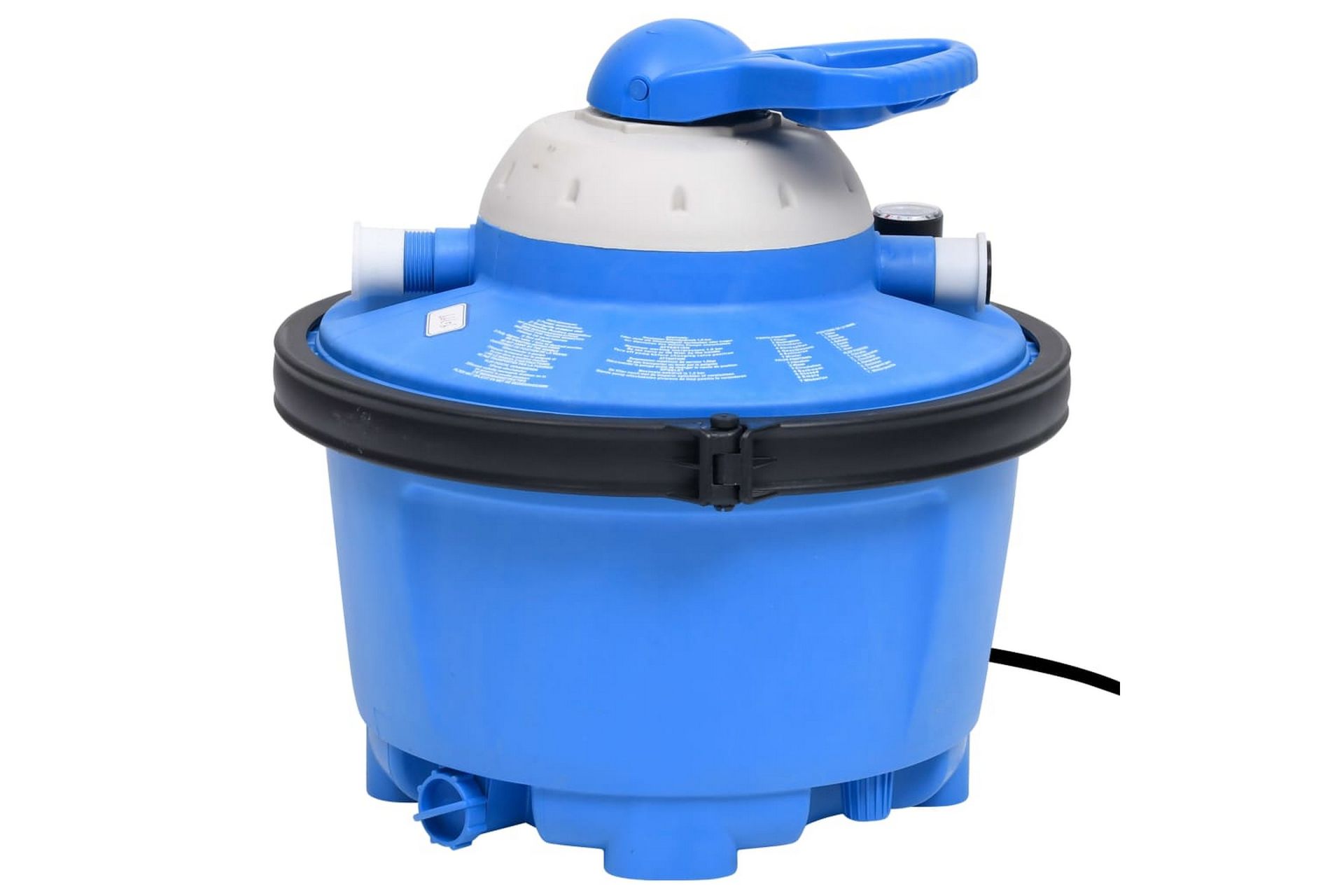 Sandfilterpumpe blå og svart 385x620x432 mm 200 W 25 L - Hage - Utendørsbad - Rengjøring til basseng - Sirkulasjonspumpe & bassengpumpe