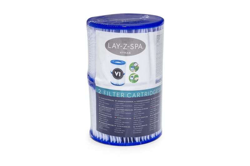 Lay-Z Spafilter 2-pk - Bestway - Hage - Utendørsbad - Rengjøring til basseng - Spabad filter