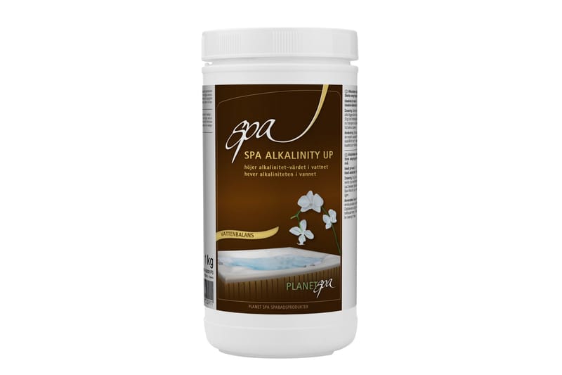 Spa Alkalinity Up - Stabiliserer pH - Hage - Utendørsbad - Rengjøring til basseng - Spabad kjemi & klortabletter