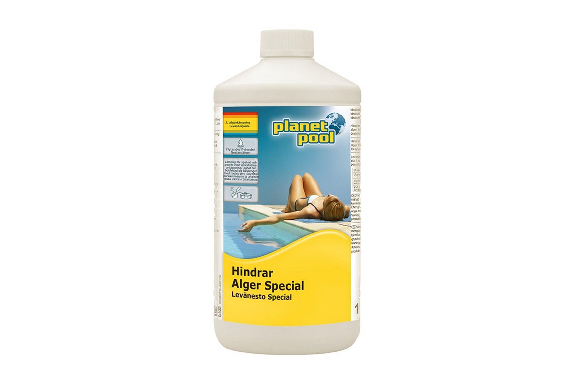 Vannpleie Planet Pool Hindrer Alger Spesial 1L -