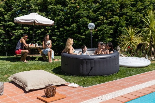 Spabad MSpa Rimba Urban for 6 personer - Hage - Utendørsbad - Spabad - Oppblåsbart spa