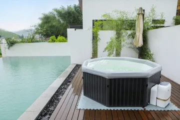 Spabad MSpa Tuscany Frame for 6 personer - Hage - Utendørsbad - Spabad - Oppblåsbart spa