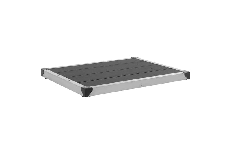 Hagedusj med grått dusjbrett 220 cm aluminium - Hage - Utendørsbad - Utedusj - Utedusj uten varme