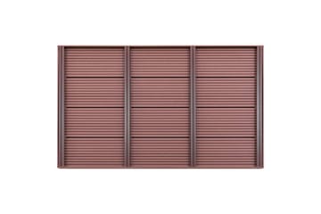 Gulvelement for soldusj brun 101x63x5,5 cm WPC - Hage - Utendørsbad - Utedusj - Utedusj soloppvarmet