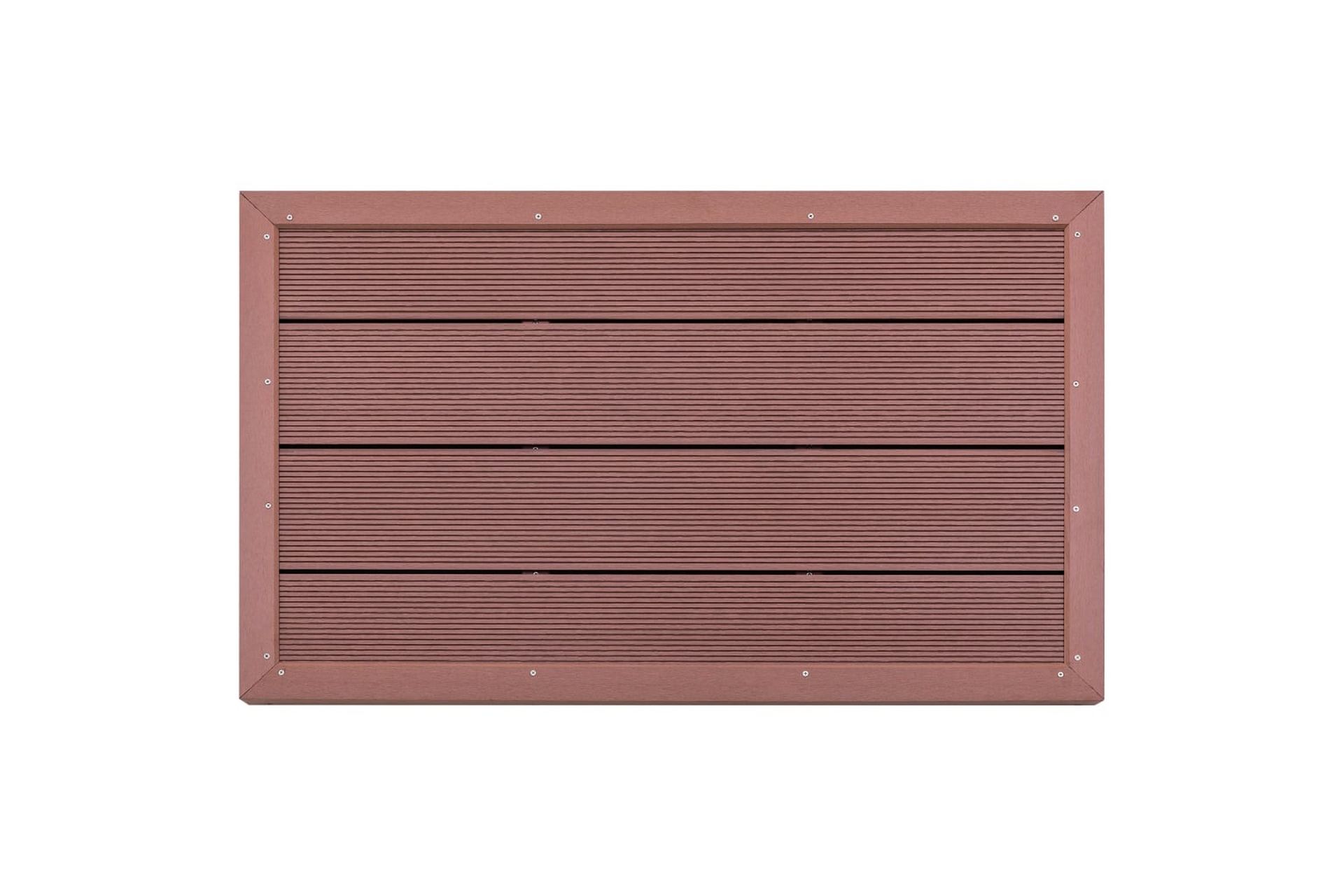 Gulvelement for soldusj brun 101x63x5,5 cm WPC - Hage - Utendørsbad - Utedusj - Utedusj soloppvarmet