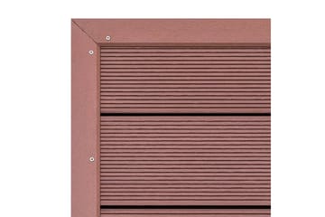 Gulvelement for soldusj brun 101x63x5,5 cm WPC - Hage - Utendørsbad - Utedusj - Utedusj soloppvarmet