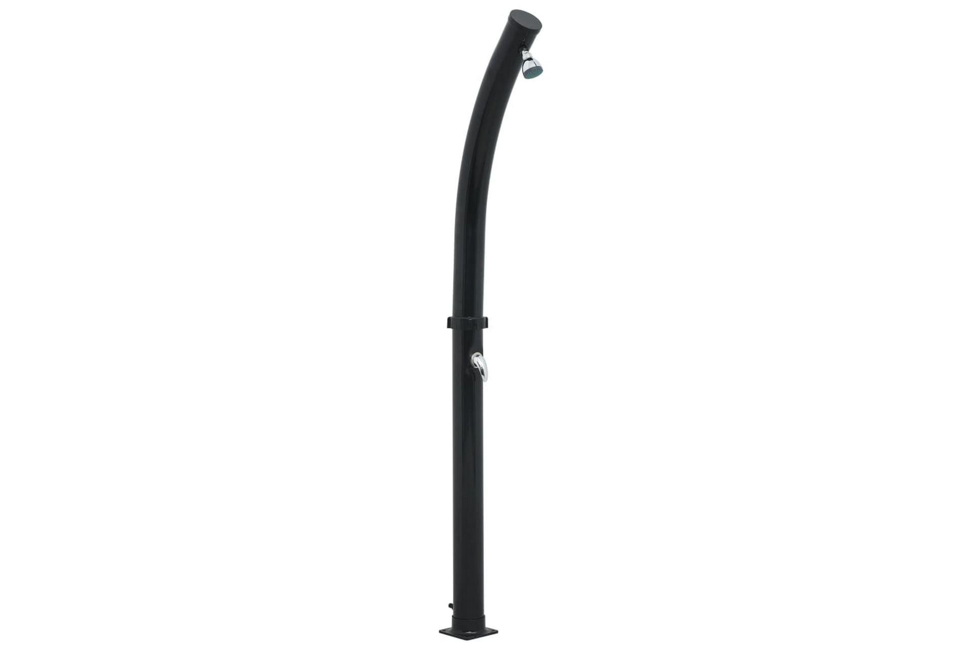Soloppvarmet dusj svart 214 cm 20 L - Hage - Utendørsbad - Utedusj - Utedusj soloppvarmet