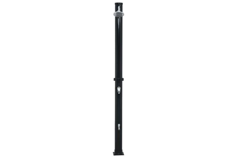 Soloppvarmet dusj svart 220 cm 20 L - Hage - Utendørsbad - Utedusj - Utedusj soloppvarmet