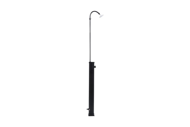 Soloppvarmet hagedusj svart 215 cm 8 L - Hage - Utendørsbad - Utedusj - Utedusj soloppvarmet