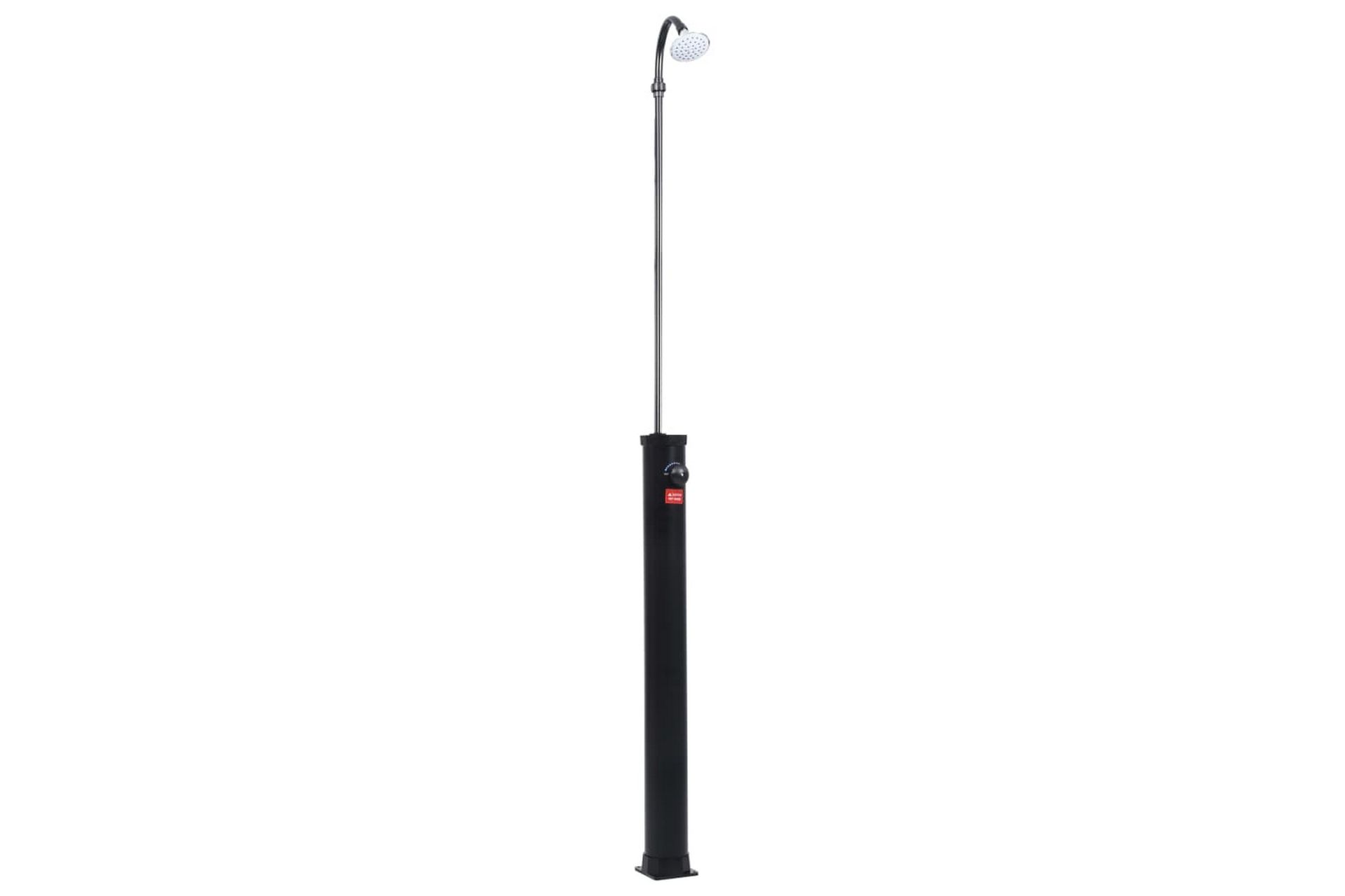Soloppvarmet hagedusj svart 215 cm 8 L - Hage - Utendørsbad - Utedusj - Utedusj soloppvarmet